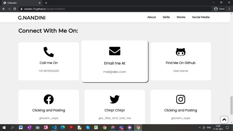 Nandini-13.github.io – screenshot 3