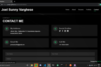 Joels Personal Website