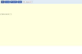 Hello World in Go