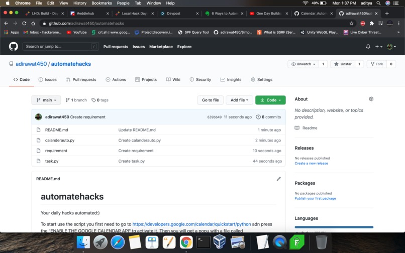 Automate my daily stuff – screenshot 1