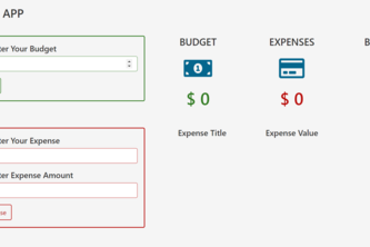 Financial Hack Challenge Budget Application with JavaScript