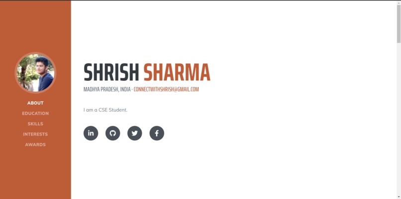 My Portfolio – screenshot 1