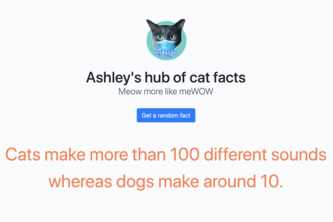 Cat Facts - Build with a Starter Kit Challenge (freestyle)