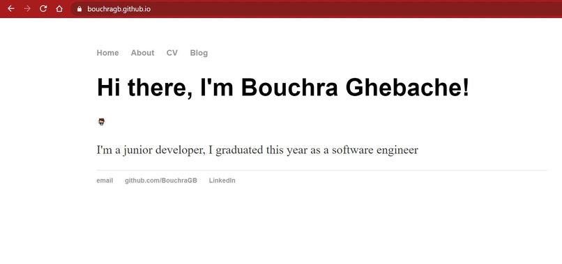Create a Personal Site with GitHub Pages – screenshot 1