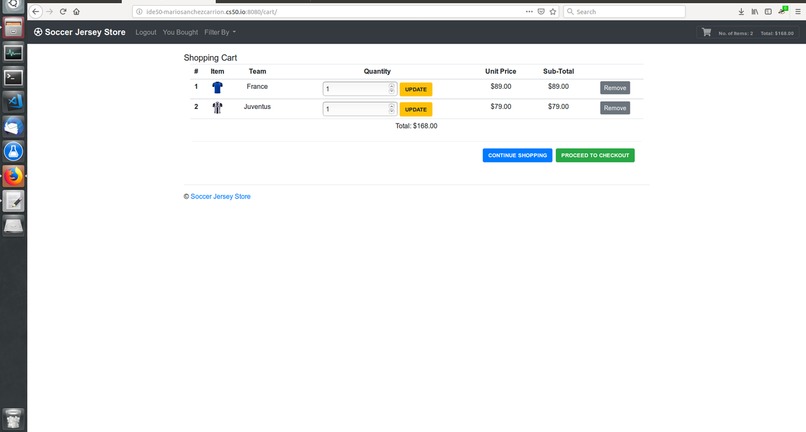 shopping cart – screenshot 1