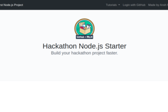 My f1rst node project
