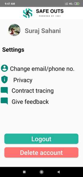 SafeOuts – screenshot 1