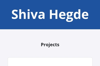 Github Pages Personal Portfolio Page