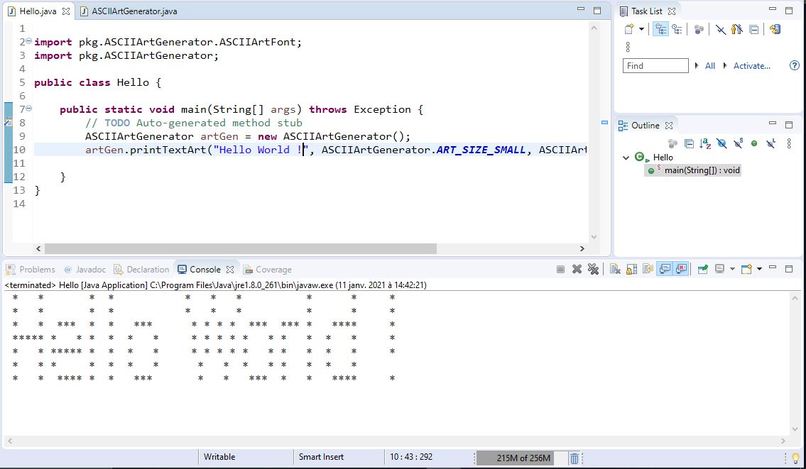 Hello, World in a New Language – screenshot 1