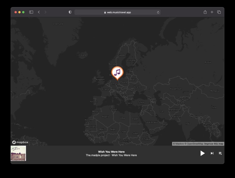 Music Travel App – screenshot 2