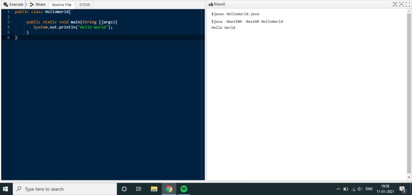 Hello, World in a New Language – screenshot 1