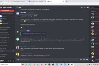 Join your Guild Chat and Say Hello in it