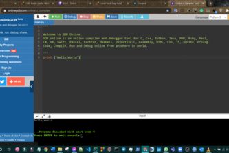 Hello world with a new language