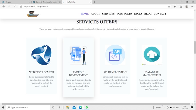 anjali1361.github.io – screenshot 2