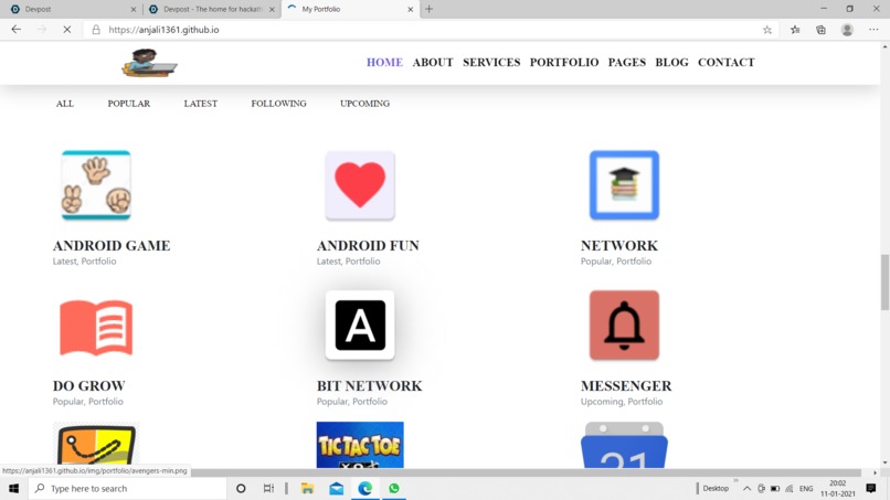 anjali1361.github.io – screenshot 5