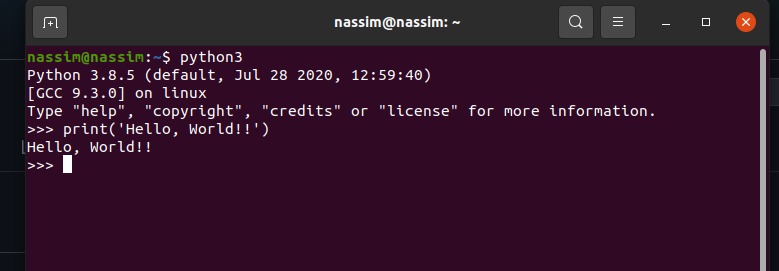Hello_World – screenshot 1