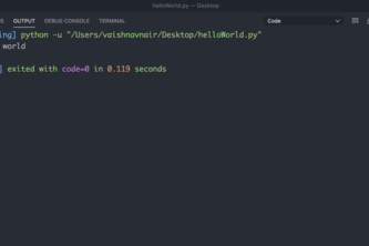 Hello, World in a New Language