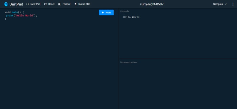 Hello World – screenshot 1
