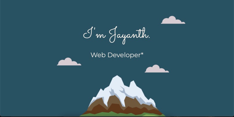 Portfolio – screenshot 1