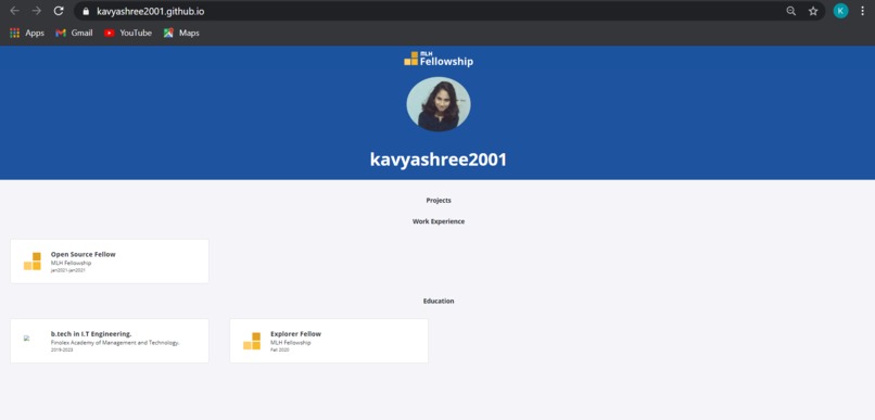 kavyashree2001.github.io – screenshot 1