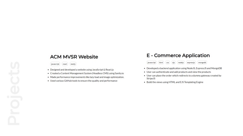 Aditya's Portfolio – screenshot 5