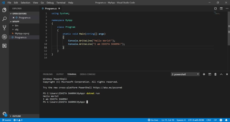 lhdbuild-helloworld day-1 challenge – screenshot 1