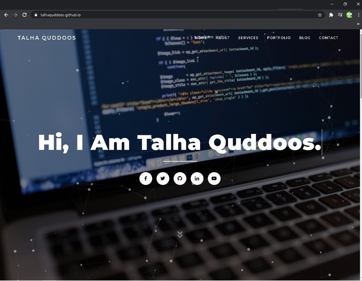 Talha Quddoos - Portfolio – screenshot 1