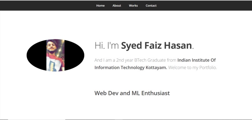 PortFolio – screenshot 1