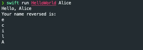 Swift Playground – screenshot 1
