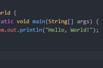 Hello World in JAVA