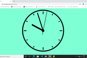 Analog Clock | Devpost