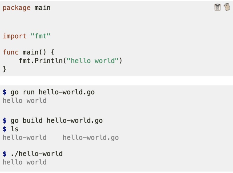 Hello World in a new Language – screenshot 1
