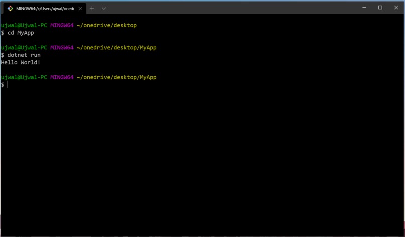 MyApp_Hello_World_in-.Net – screenshot 1