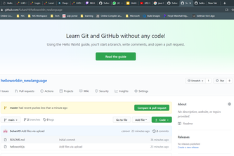 hello world  in a new language(mlh)