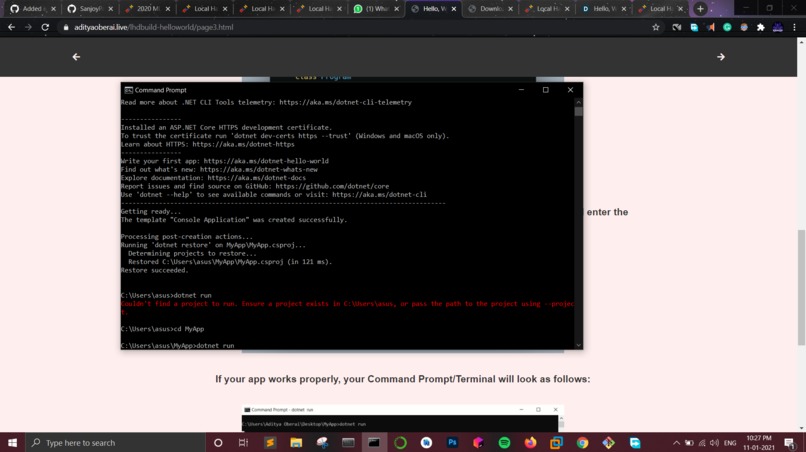 Hello, World in a New Language – screenshot 1