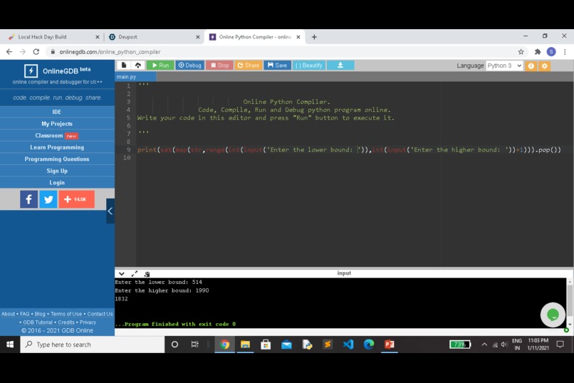 Random number Generating script – screenshot 1