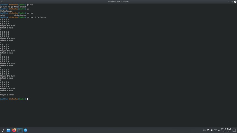ticTacToe – screenshot 1