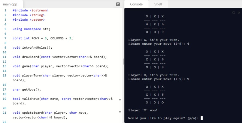 TicTacToe – screenshot 1