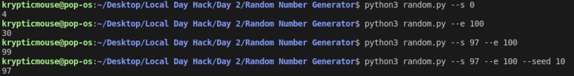 Random Number Generator – screenshot 1