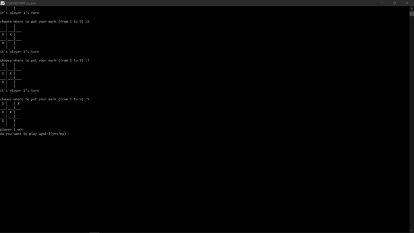 TicTacToe – screenshot 1