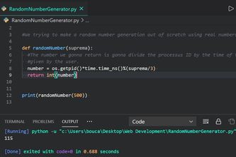 Create a Random Number Generator