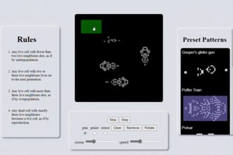 Interactive Conway's Game of Life