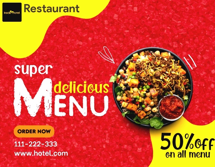 flyer of inside hotel – screenshot 1