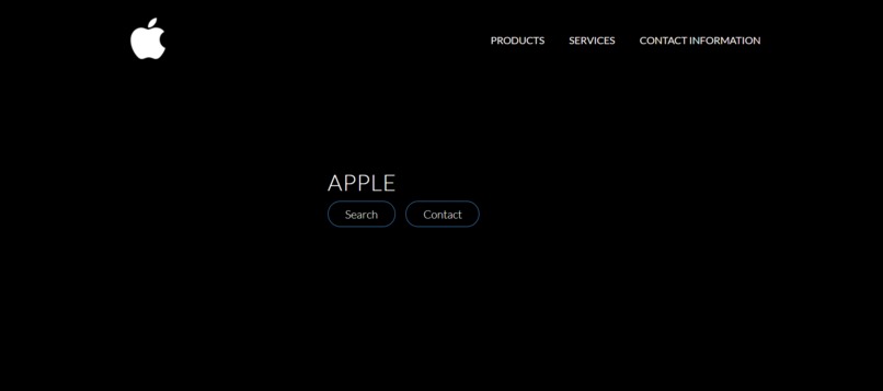 Apple Website Redesign – screenshot 1
