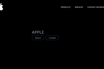 Apple Website Redesign