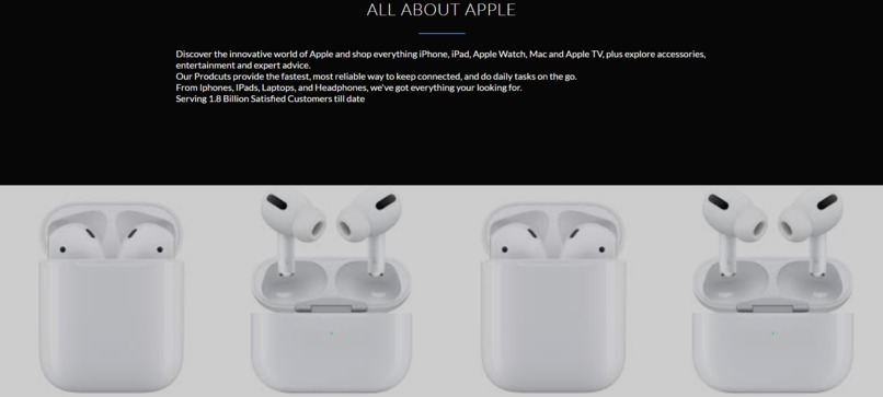 Apple Website Redesign – screenshot 2