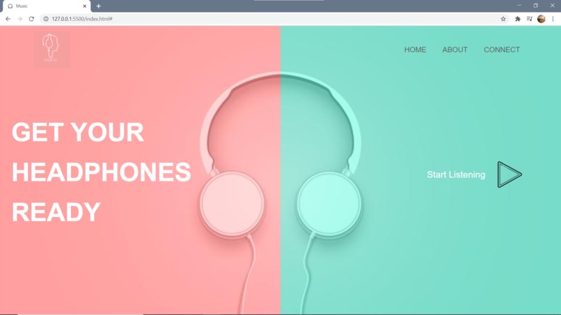 Music API Simple App – screenshot 1