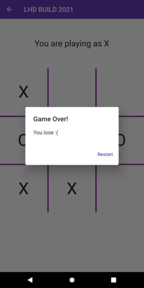 Flutter Tic Tae Toe Game – screenshot 2