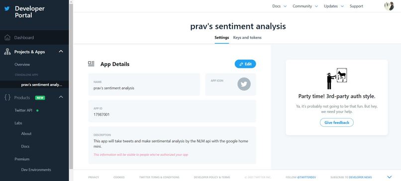 Leverage Sentiment Analysis – screenshot 1