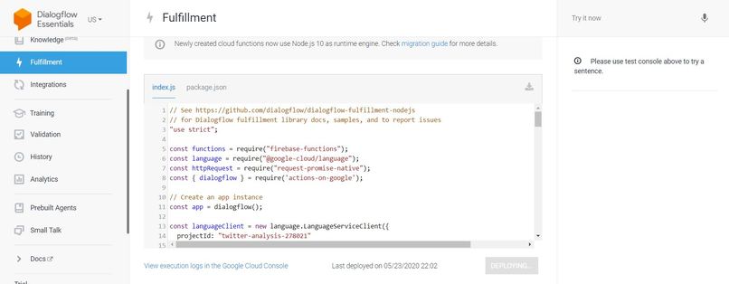 Leverage Sentiment Analysis – screenshot 2